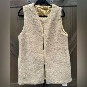 Women's Beige Cozy Vest